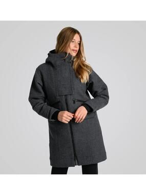 Women's Size XS Epoque Evolution Sport Wool Jacket in Medium Charcoal Heather